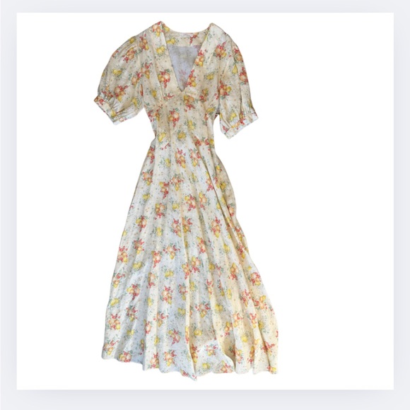 Rare DÔEN Wisteria Dress – Size Small – NWOT – Botanical Print - Picture 2 of 9